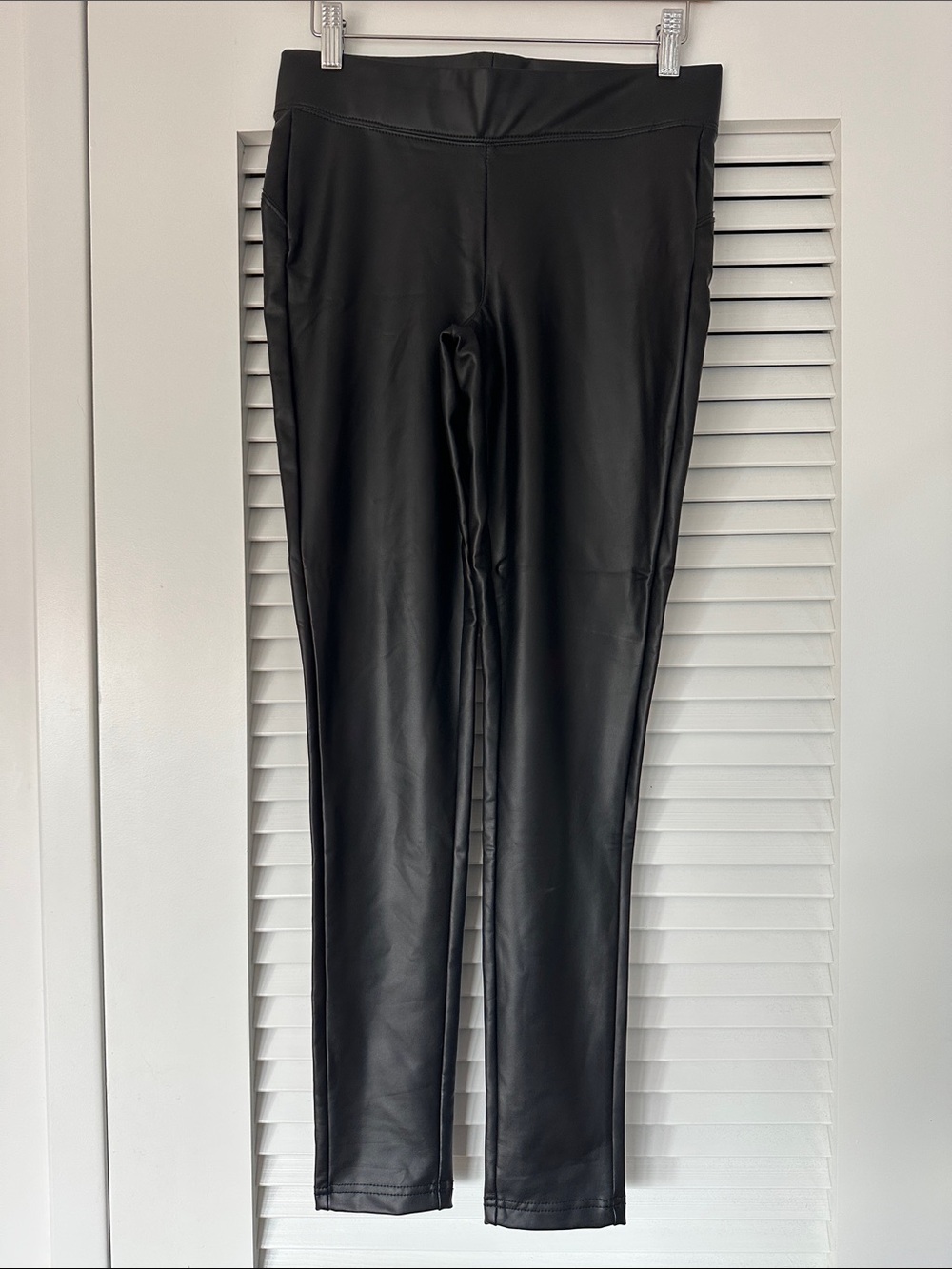 BBJ Los Angeles Black Faux Leather Leggings
